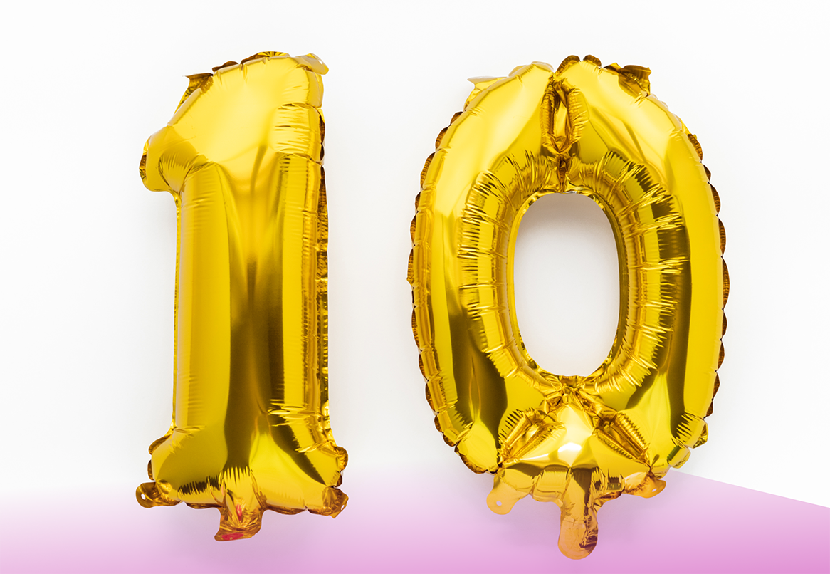 A 10 year industry milestone
